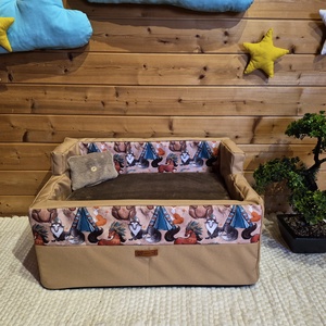 Memóriahabos, víz, szőr és kaparásálló, lehúzható és mosható kutyafekhely, kutyaágy - Meska.hu