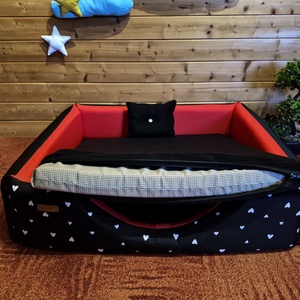 Víz, szőr és kaparásálló, lehúzható és mosható kutyafekhely, kutyaágy - otthon & életmód - kisállatoknak - kutyáknak - kutya fekhelyek, házak - Meska.hu