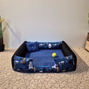 VÍz, szőr és kaparásálló, lehúzható és mosható kutyafekhely, kutyaágy, Otthon & Életmód, Kisállatoknak, Kutyáknak, Kutya fekhelyek, házak, Varrás, MESKA