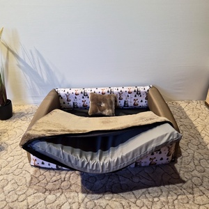 Memóriahabos, víz, szőr és kaparásálló, lehúzható és mosható kutyafekhely, kutyaágy - otthon & életmód - kisállatoknak - kutyáknak - kutya fekhelyek, házak - Meska.hu