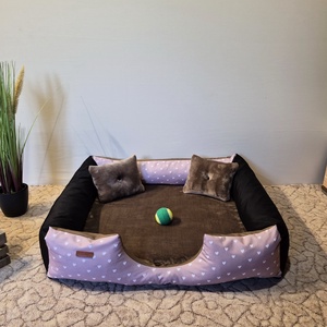 Víz, szőr és kaparásálló, lehúzható és mosható kárpitszövetes kutyafekhely - Meska.hu