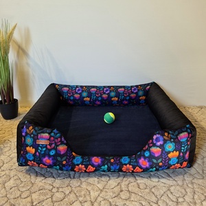 Víz, szőr és kaparásálló, lehúzható és mosható kárpitszövetes kutyafekhely - Meska.hu