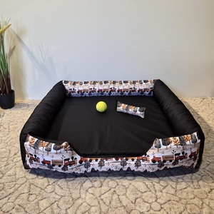 Víz, szőr és kaparásálló, lehúzható és mosható kárpitszövetes kutyafekhely - otthon & életmód - kisállatoknak - kutyáknak - kutya fekhelyek, házak - Meska.hu