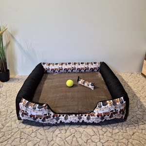 Víz, szőr és kaparásálló, lehúzható és mosható kárpitszövetes kutyafekhely - Meska.hu