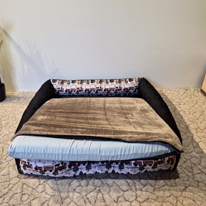 Víz, szőr és kaparásálló, lehúzható és mosható kárpitszövetes kutyafekhely - otthon & életmód - kisállatoknak - kutyáknak - kutya fekhelyek, házak - Meska.hu