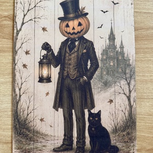 Halloween dekor - táblakép - Meska.hu