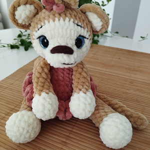 Horgolt balerina majom, Játék & Sport, Plüssállat & Játékfigura, Majom, Horgolás, MESKA