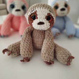 Horgolt lajhár baba , Játék & Sport, Plüssállat & Játékfigura, Más figura, Horgolás, MESKA