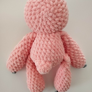 Horgolt rózsaszín lajhár baba  - játék & sport - plüssállat & játékfigura - más figura - Meska.hu