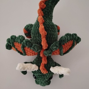 Horgol sárkány  - játék & sport - plüssállat & játékfigura - plüss sárkány - Meska.hu