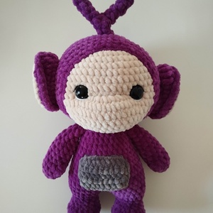 Horgolt Teletabi, Tinky Winky - játék & sport - plüssállat & játékfigura - plüss mesefigurák - Meska.hu