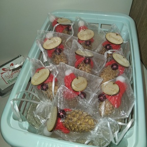  Szerelmes Tobozmanók , Otthon & Életmód, Dekoráció, Asztal és polc dekoráció, Asztaldísz, Mindenmás, MESKA