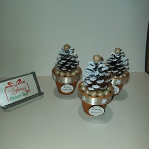 Havas fenyő  asztaldíszek - Meska.hu