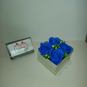 Szappanrózsa mini boxban, Otthon & Életmód, Dekoráció, Asztal és polc dekoráció, Asztaldísz, , MESKA