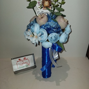 Ballagási csokor -Kék, Otthon & Életmód, Virágdekoráció, Virágok, Virágcsokor, , MESKA