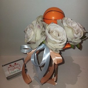 Ballagási csokor kosárlabdával - Meska.hu