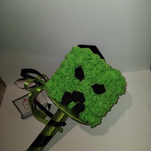 Minecraft jellegű  csokor - Meska.hu