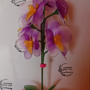 Orchidea harisnya virág , Otthon & Életmód, Dekoráció, Virágdekoráció, Kaspó, , MESKA