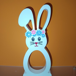 Kerámia nyuszi csoki nélkül kapható  - ünnepi díszek, dekorációk - húsvéti díszek és dekorációk - húsvéti tojástartó - Meska.hu