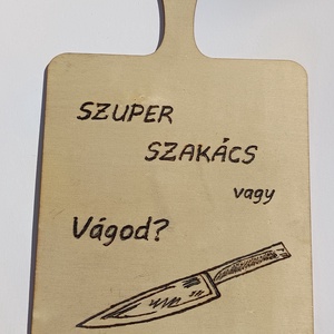 Egyedi vágó deszka  - otthon & életmód - konyhafelszerelés, tálalás - konyhai tárolás - méz & vajtartó - Meska.hu