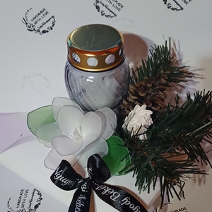 Sír díszek  - otthon & életmód - vallás - temetkezési tárgy - sírdísz, kegyeleti dísz - Meska.hu