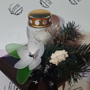 Sír díszek  - otthon & életmód - vallás - temetkezési tárgy - sírdísz, kegyeleti dísz - Meska.hu