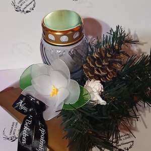 Sír díszek  - otthon & életmód - vallás - temetkezési tárgy - sírdísz, kegyeleti dísz - Meska.hu