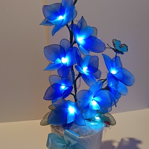 Ledes Orchidea , Otthon & Életmód, Dekoráció, Asztal és polc dekoráció, Asztaldísz, Virágkötés, MESKA