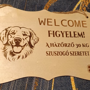 Lézergravírozott ajtó táblák  - esküvő - dekoráció - tábla & jelzés - Meska.hu