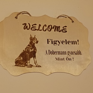 Fa ajtó táblák. - otthon & életmód - dekoráció - ajtó- és ablak dekoráció - ajtótábla - Meska.hu