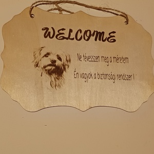 Lézergravírozott ajtó táblák , Otthon & Életmód, Dekoráció, Ajtó- és ablak dekoráció, Ablakdísz, Gravírozás, pirográfia, MESKA