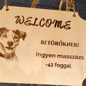 Lézergravírozott ajtó táblák. - otthon & életmód - dekoráció - ajtó- és ablak dekoráció - ajtótábla - Meska.hu