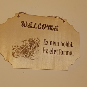 Lézergravírozott ajtó táblák , Otthon & Életmód, Dekoráció, Ajtó- és ablak dekoráció, Ajtótábla, , MESKA