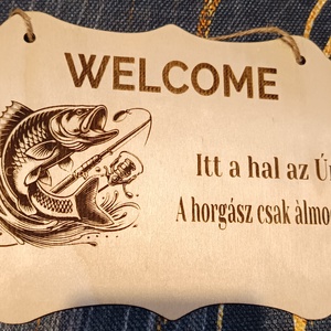 Lézergravírozott ajtó táblák , Otthon & Életmód, Dekoráció, Ajtó- és ablak dekoráció, Ajtódísz & Kopogtató, Gravírozás, pirográfia, MESKA