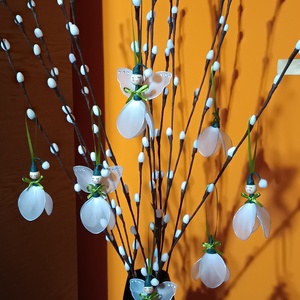 Hóvirág tündér manó harisny�ból  - Meska.hu