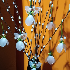 Hóvirág tündér manó harisny�ból  - otthon & életmód - dekoráció - asztal és polc dekoráció - asztaldísz - Meska.hu