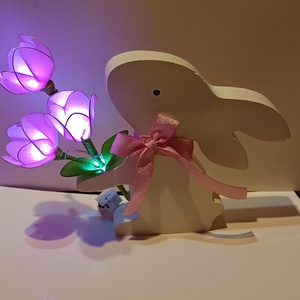 Ledes harisnyavir�g nyuszi kaspoban  - Meska.hu