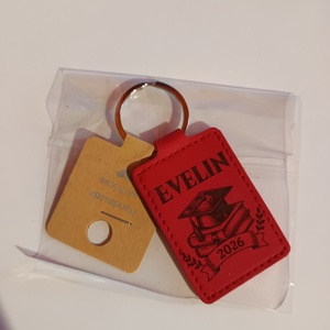 Lézergravírozott Bőr kulcstartó , Táska & Tok, Kulcstartó & Táskadísz, Kulcstartó, Gravírozás, pirográfia, MESKA