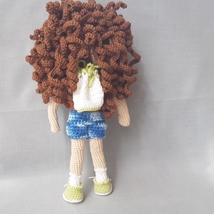 Bella baba - horgolt, amigurumi baba - játékbaba - játék & sport - baba & babaház - öltöztethető baba - Meska.hu
