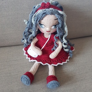 Piri baba - horgolt baba - amigurumi baba - játékbaba - játék & sport - baba & babaház - öltöztethető baba - Meska.hu