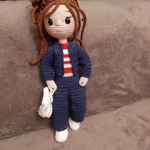Kata baba - horgolt, amigurumi baba - játékbaba - játék & sport - baba & babaház - öltöztethető baba - Meska.hu