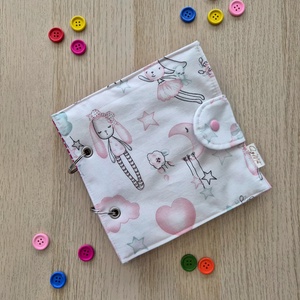 6 feladatos csendeskönyv kislánynak - játék & sport - textilkönyv & babakönyv - Meska.hu