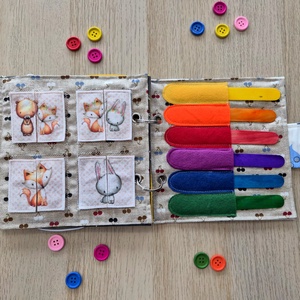 6 feladatos csendeskönyv kisfiúnak - játék & sport - Meska.hu