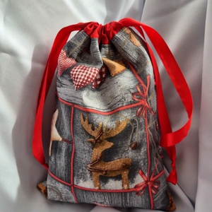 Mikulás zsák, Karácsony, Mikulás, Mikulás zsák, Varrás, MESKA