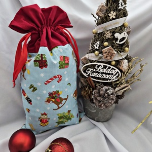 Prémium Mikulás zsák, Karácsony, Mikulás, Mikulás zsák, Varrás, MESKA