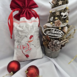 Prémium Mikulás zsák, Karácsony, Mikulás, Mikulás zsák, Varrás, MESKA