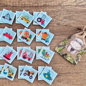 12 pár memóriakártya, Játék & Sport, Készségfejlesztő és Logikai játék, Memória játékok, Varrás, MESKA