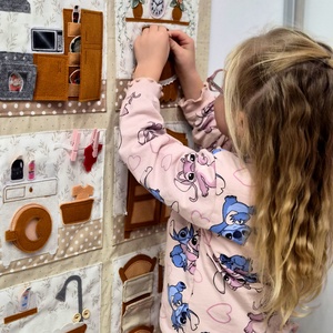 Babaházas Csendeskönyv - Meska.hu