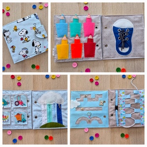 6 feladatos csendeskönyv kisfiúnak - Meska.hu