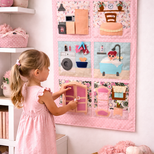 Babaházas Csendeskönyv, Játék & Sport, Baba & babaház, Babaház, Varrás, MESKA